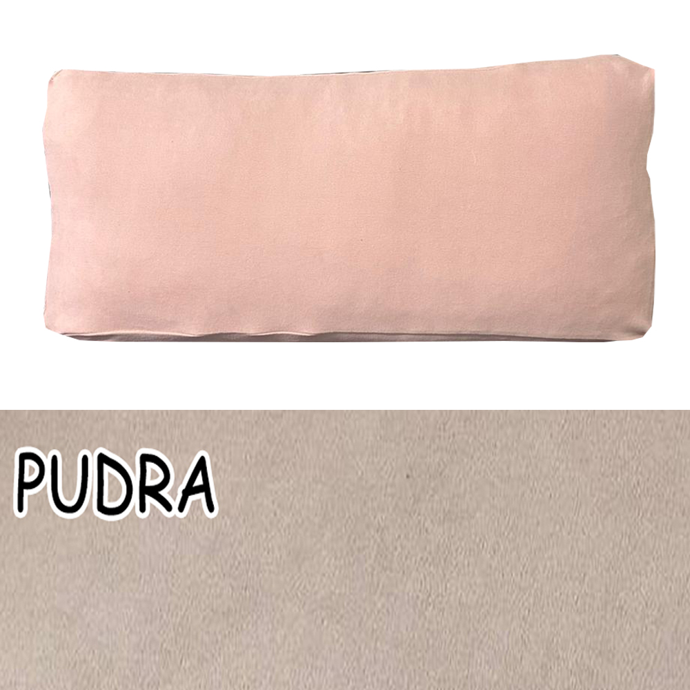 PUDRA RENK SÜET KUMAŞ 2 ADET SIRT MİNDERİ