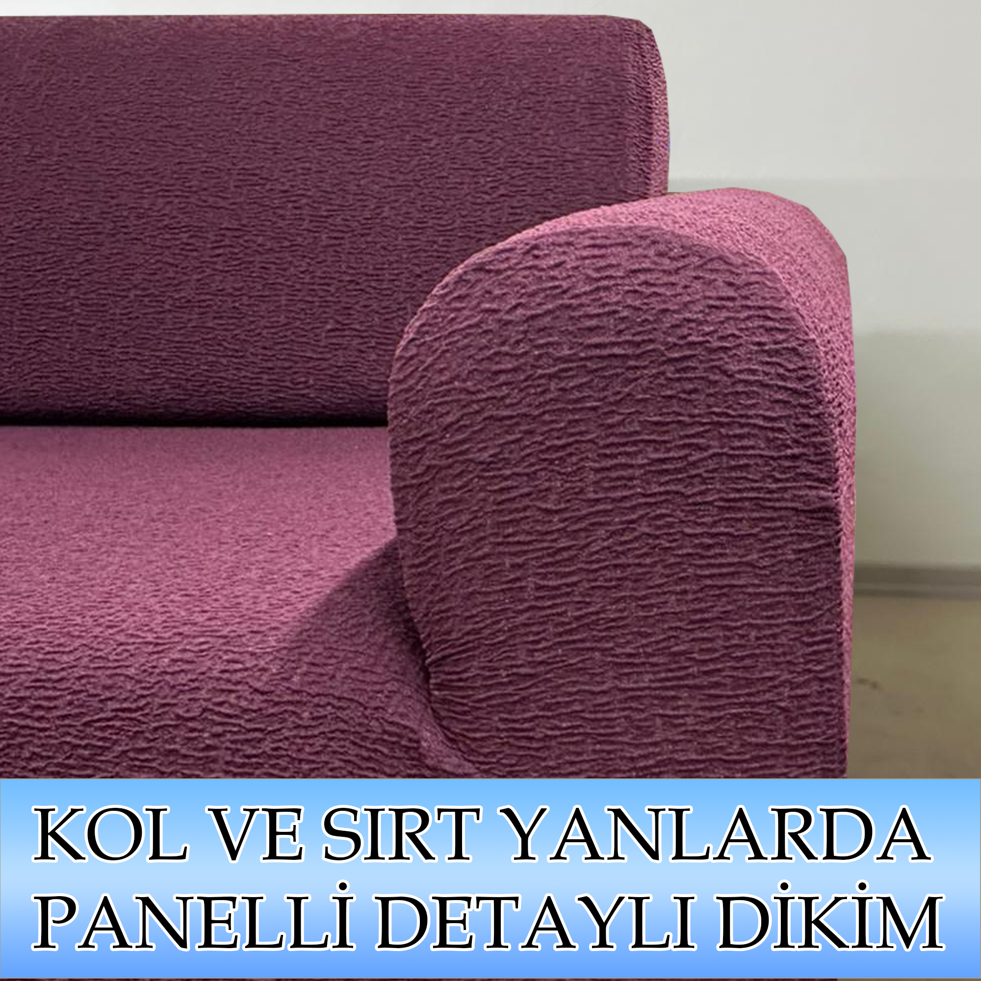MÜRDÜM LUX BOHEM PAMUKLU KUMAŞ TEKLİ KOMPLE GİYDİRME TEKLİ & BERJER , OLDUKÇA KALIN BİR KUMAŞTIR.