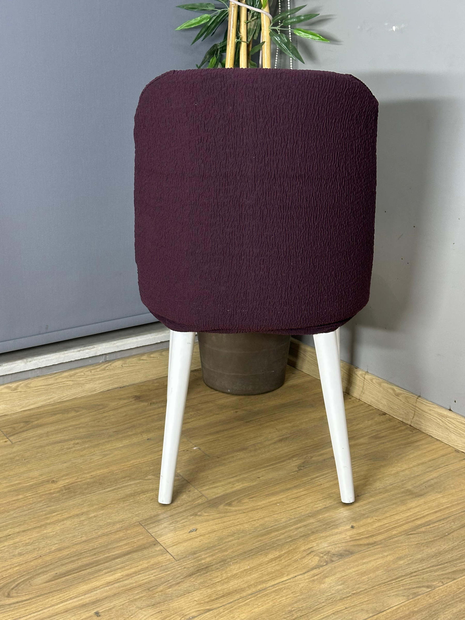 MÜRDÜM KÖŞELİ RETRO SANDALYE KILIFI 6 ADET LÜX BOHEM KUMAŞ ÇOK KALIN %100 PAMUK