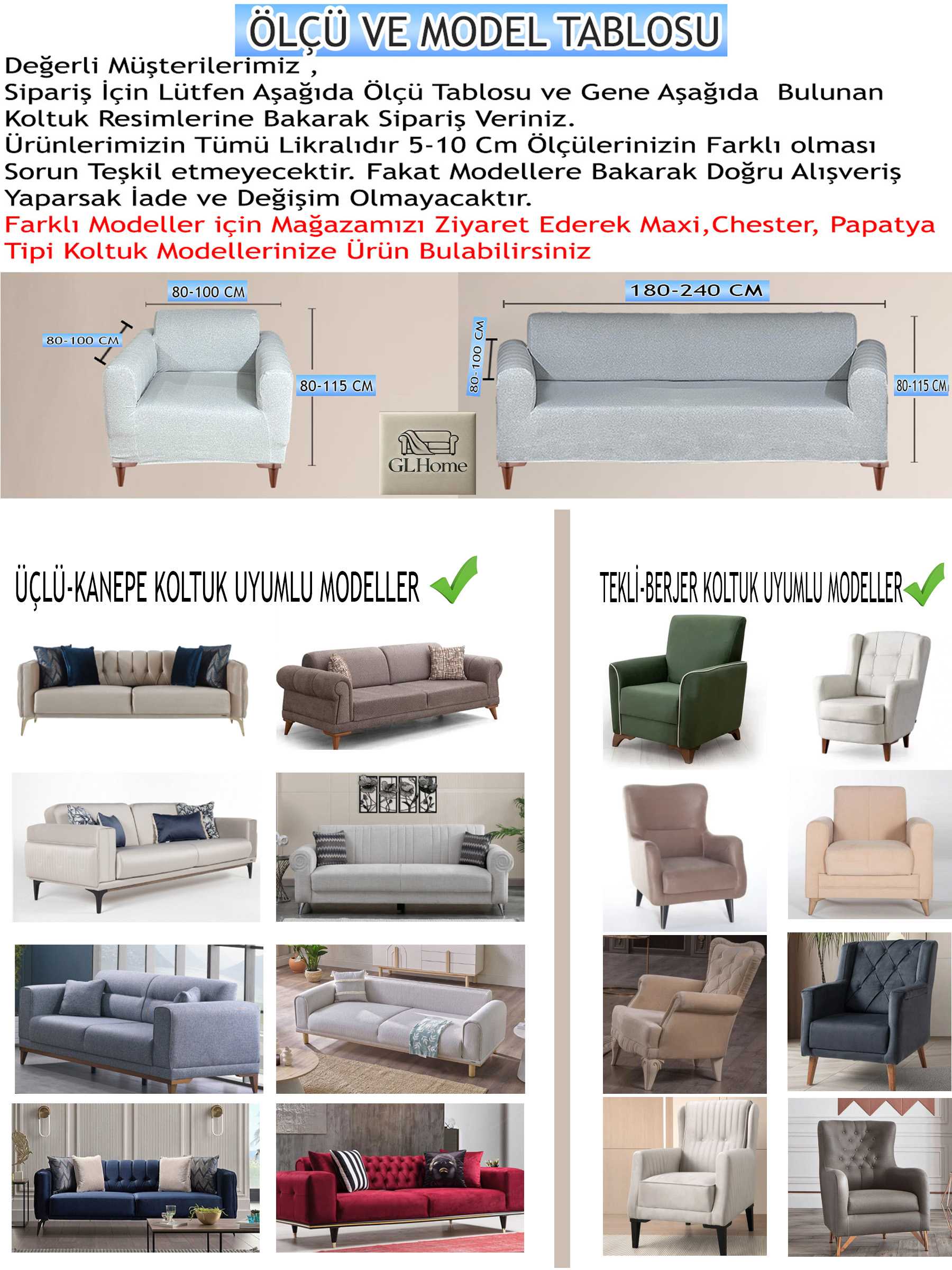 ANTRASİT SÜET KUMAŞ 3 LÜ KOMPLE GİYDİRME KANEPE & ÇEKYAT KILIFI