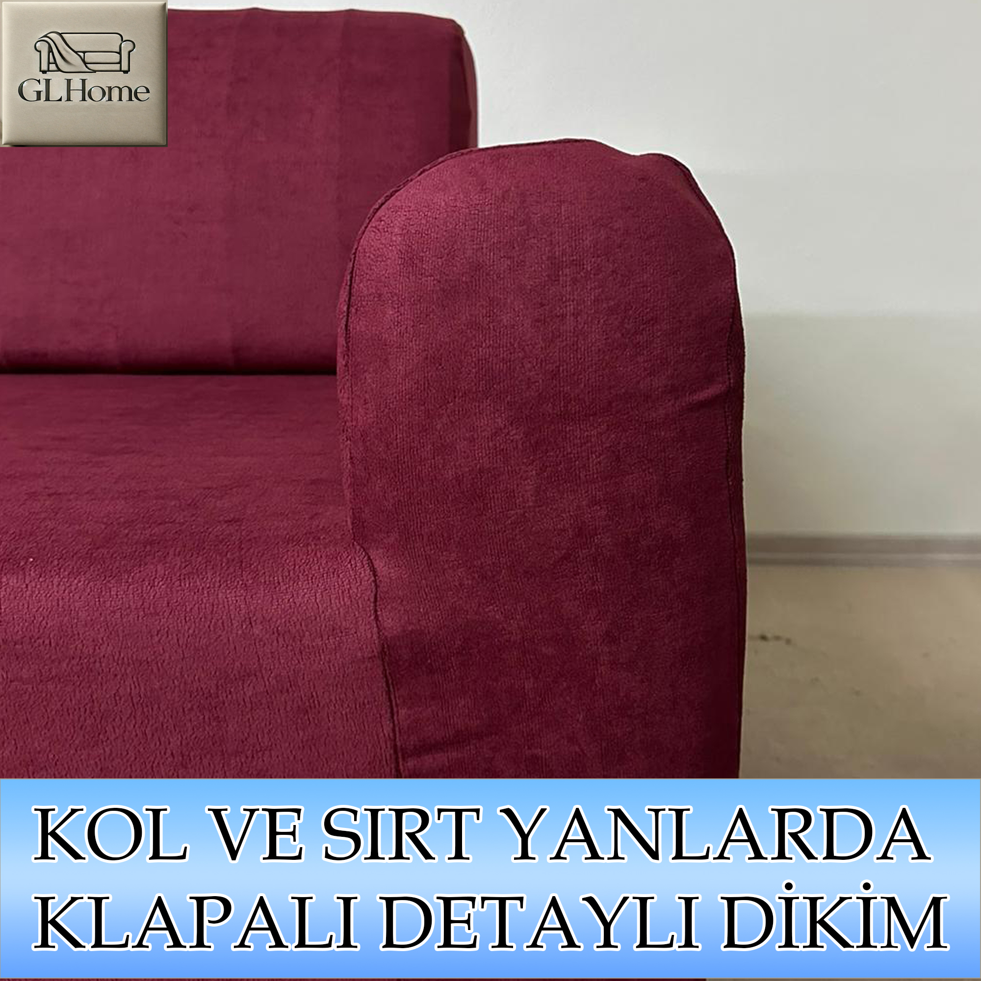 MÜRDÜM SÜET KUMAŞ TEKLİ&BERJER KOMPLE GİYDİRME KOLTUK KILIFI