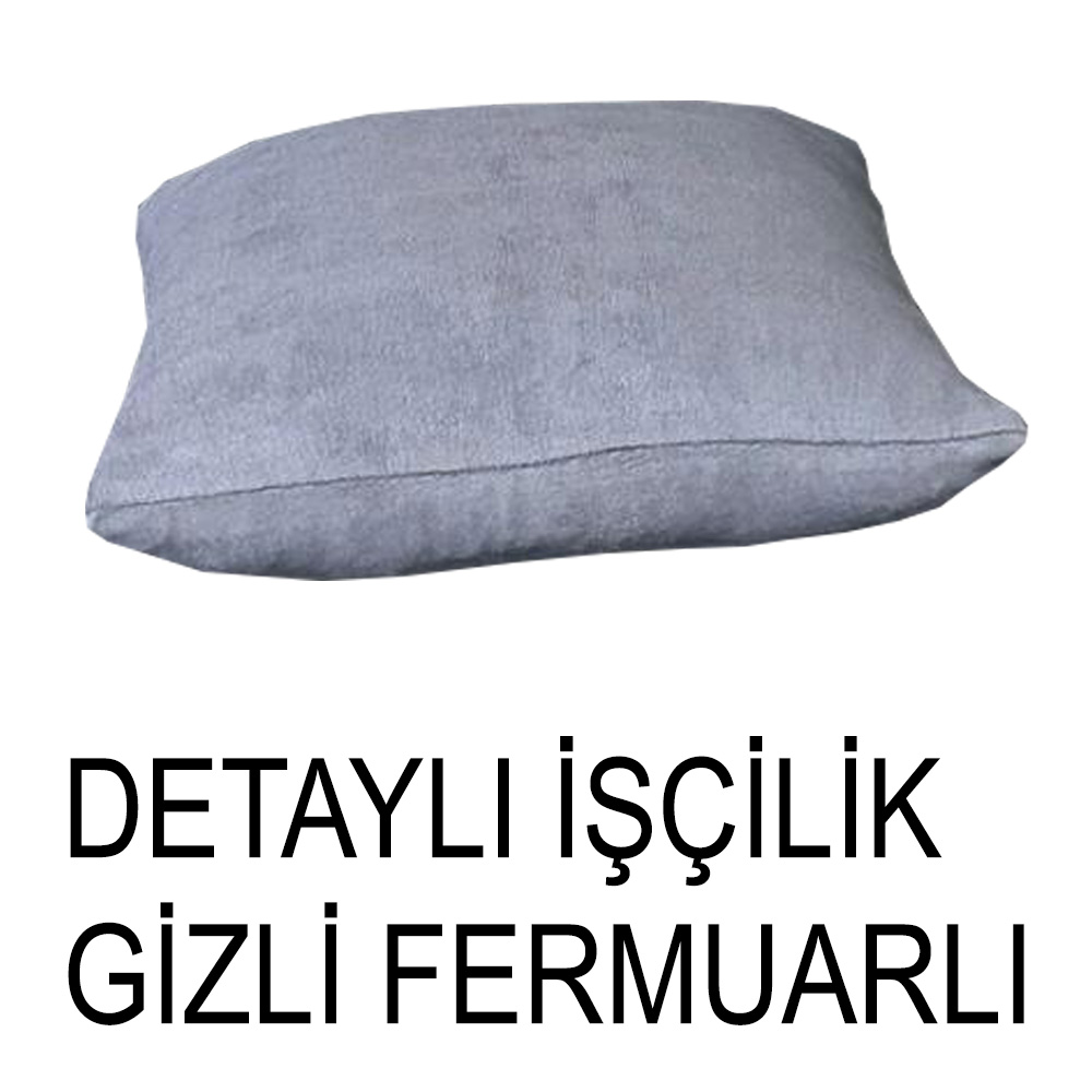 ANTRASİT RENK SÜET KUMAŞ 2 ADET KİRLENT KILIFI