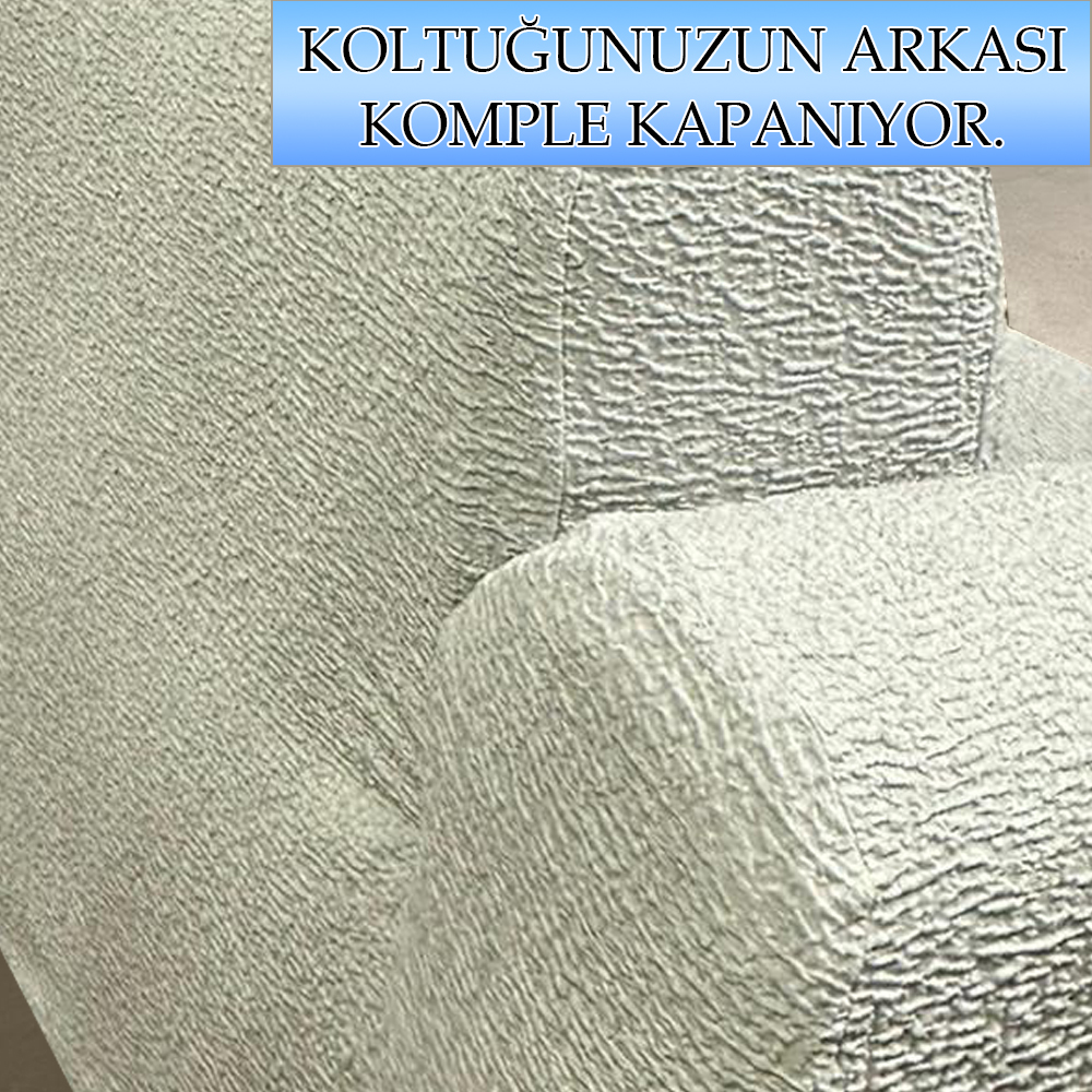AÇIK GRİ LUX BOHEM PAMUKLU KUMAŞ KOLTUK-KANEPE KILIFI 3LÜ KOMPLE GİYDİRME KALIN VE DAYANIKLIDIR