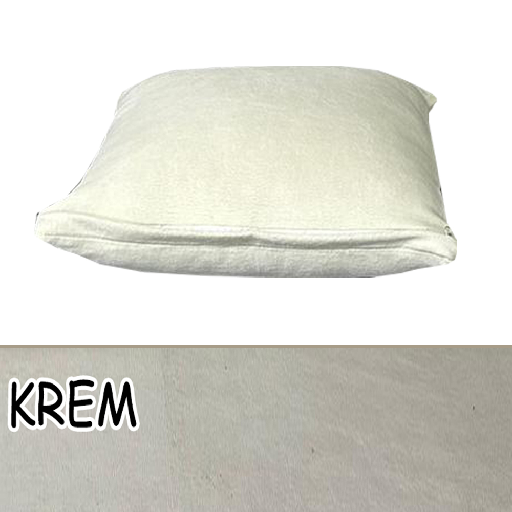  KREM RENK SÜET KUMAŞ 2 ADET KİRLENT KILIFI