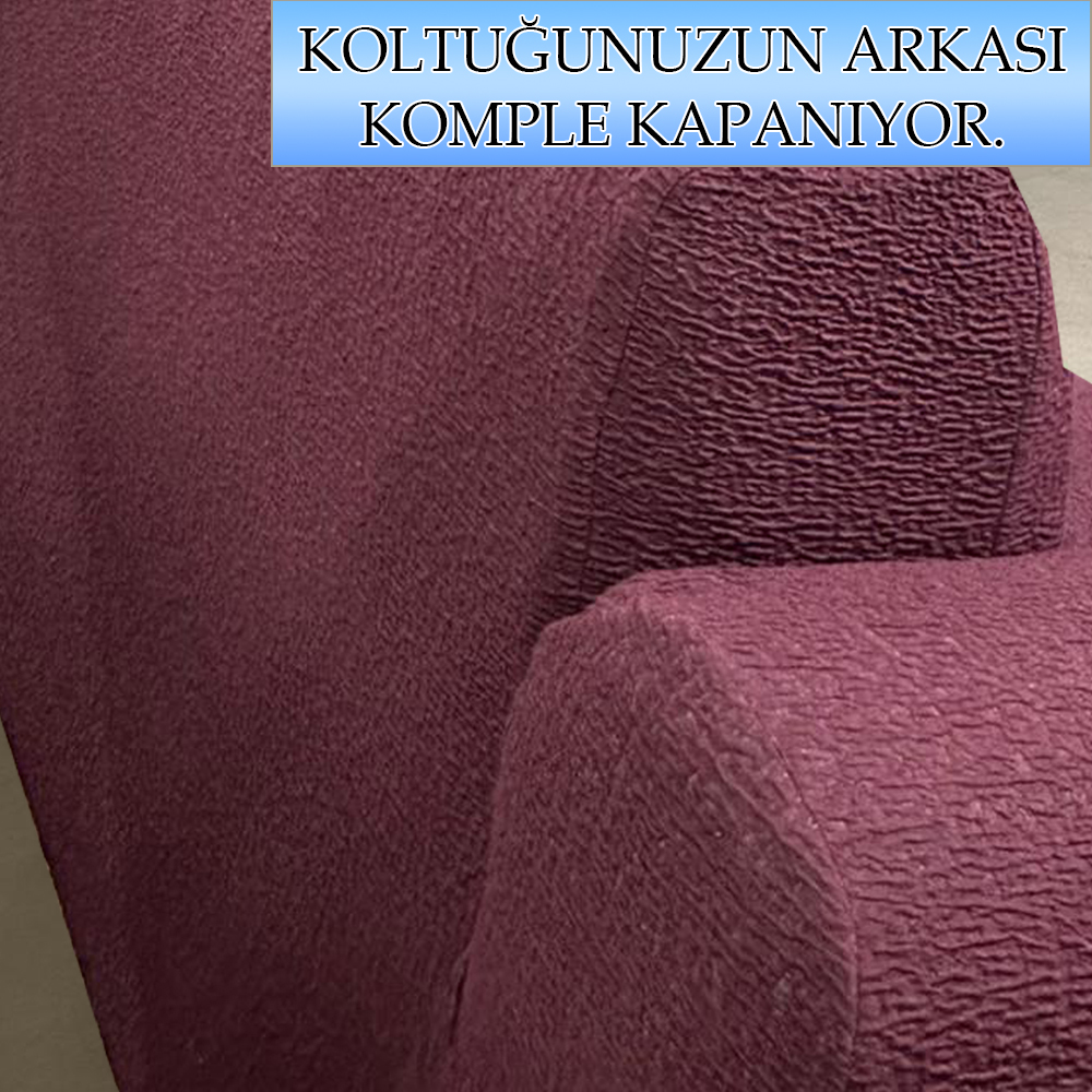 MÜRDÜM LUX BOHEM PAMUKLU KUMAŞ TEKLİ KOMPLE GİYDİRME TEKLİ & BERJER , OLDUKÇA KALIN BİR KUMAŞTIR.
