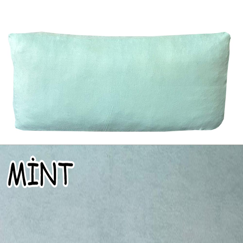 MİNT RENK SÜET KUMAŞ 2 ADET SIRT MİNDERİ