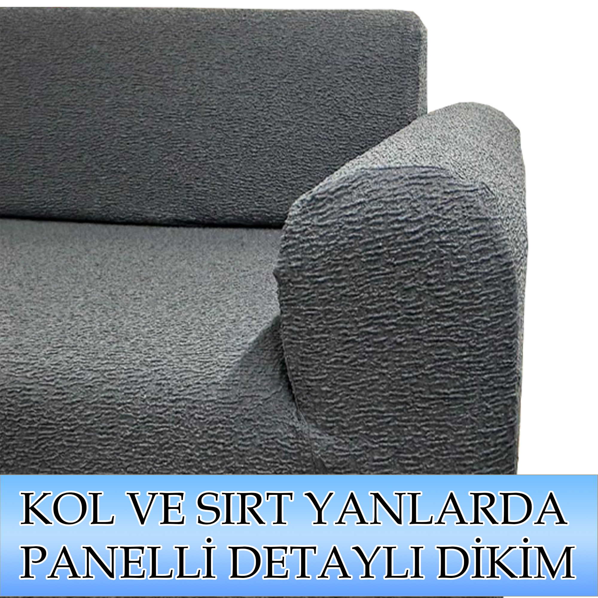 ANTRASİT LUX BOHEM PAMUKLU KUMAŞ TEKLİ KOMPLE GİYDİRME TEKLİ & BERJER , OLDUKÇA KALIN BİR KUMAŞTIR.