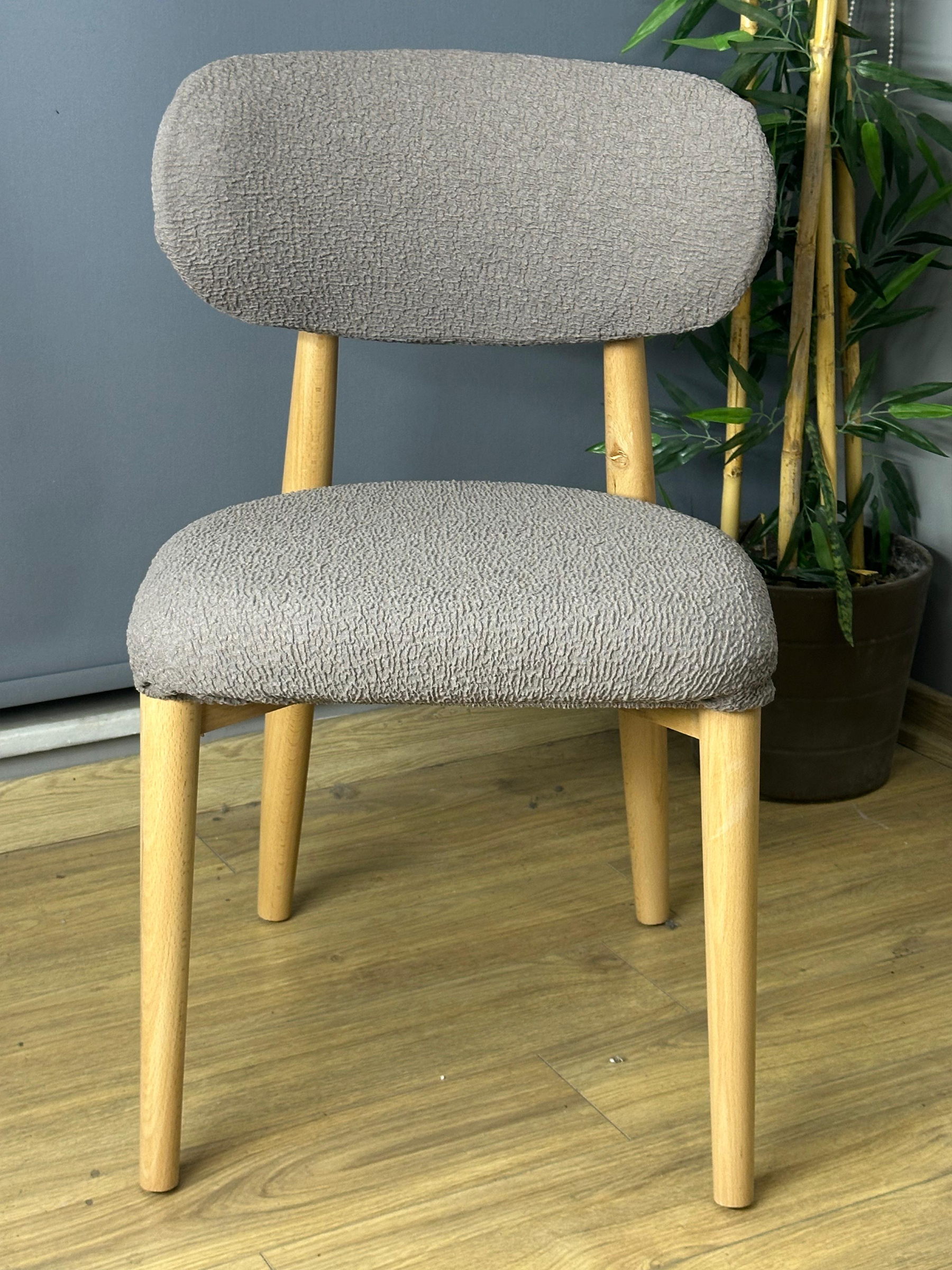 S.KAHVE POLO SANDALYE KILIFI 6 ADET LÜX BOHEM KUMAŞ ÇOK KALIN %100 PAMUK