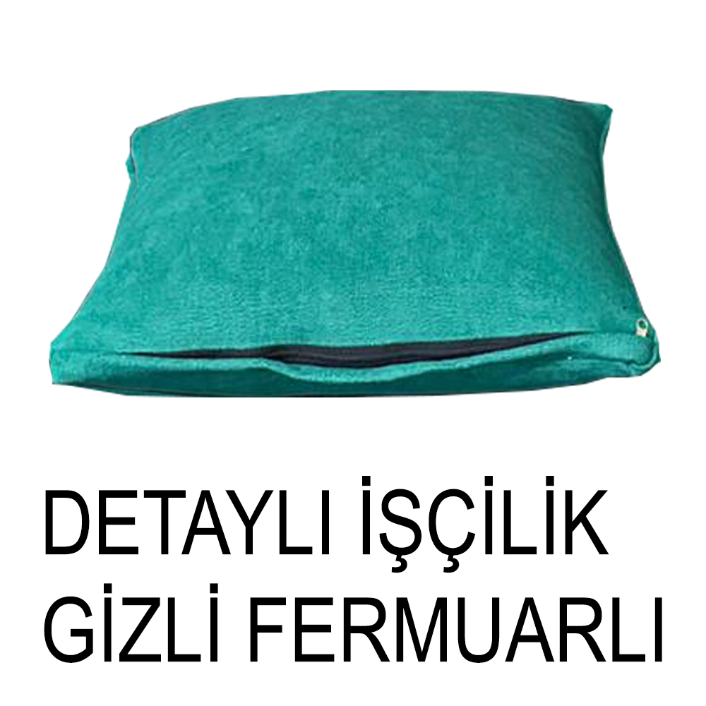 ZÜMRÜT RENK SÜET KUMAŞ 2 ADET KİRLENT KILIFI