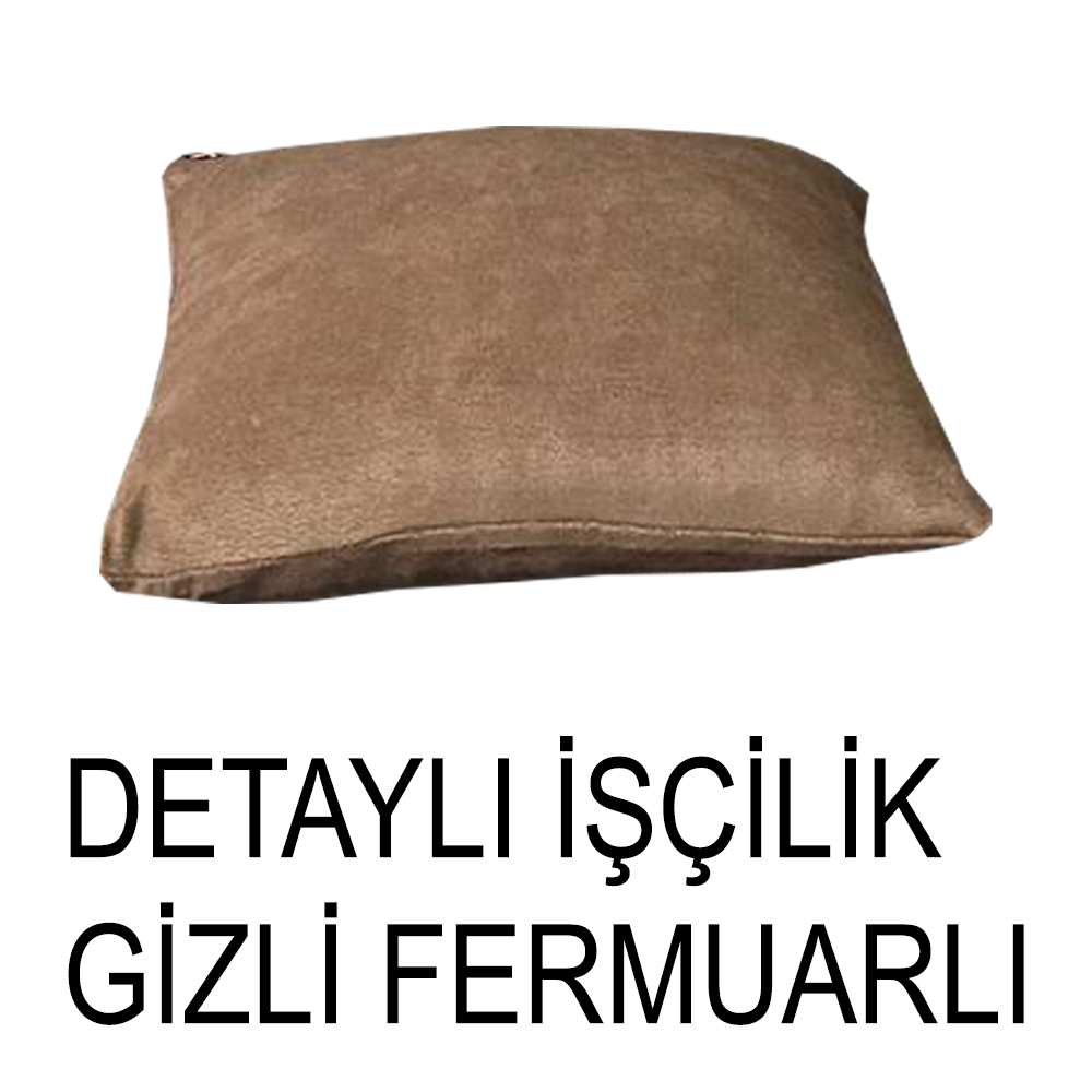 KAHVERENGİ RENK SÜET KUMAŞ 2 ADET KİRLENT KILIFI