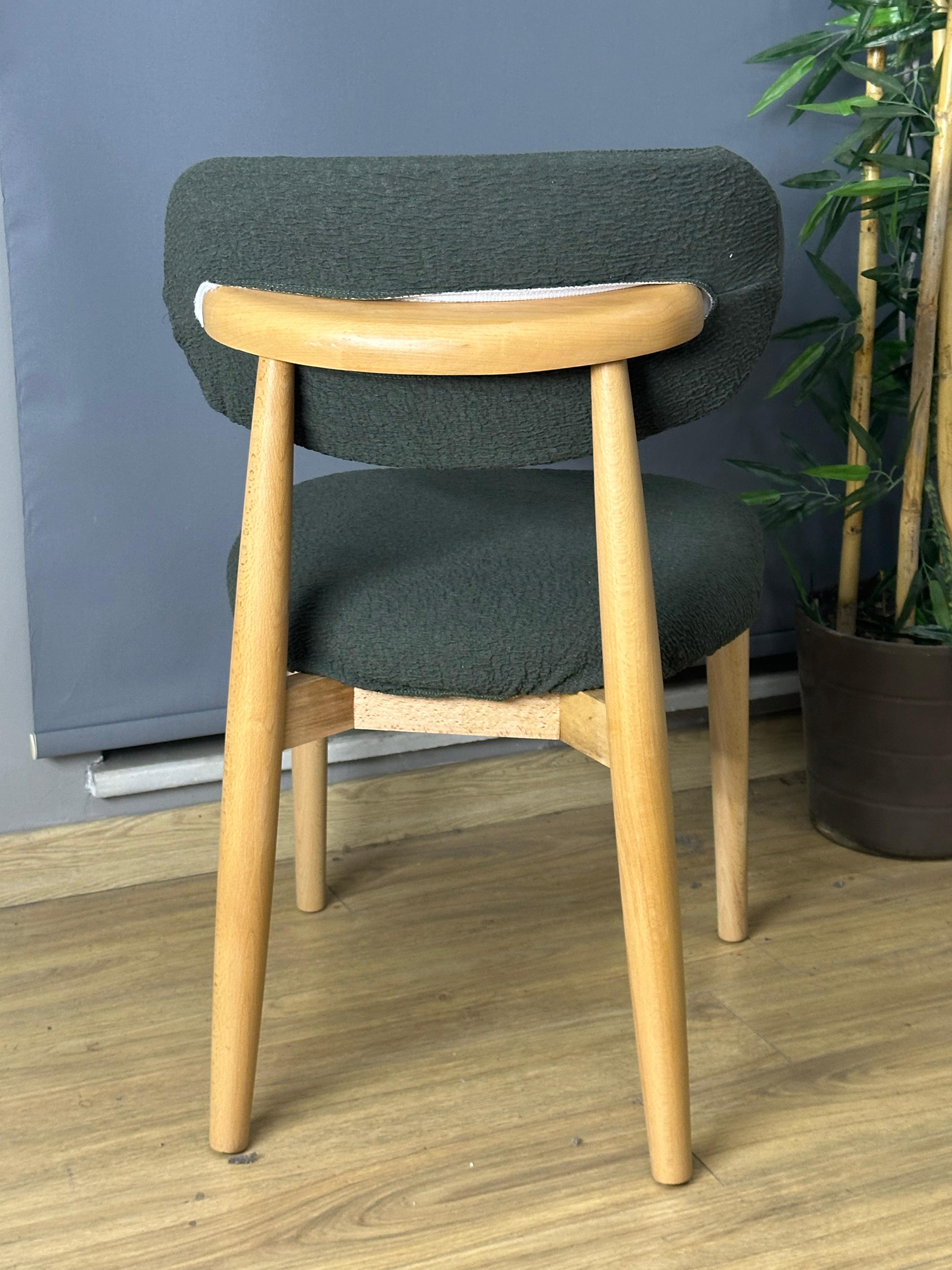 HAKİ POLO SANDALYE KILIFI 4 ADET LÜX BOHEM KUMAŞ ÇOK KALIN %100 PAMUK