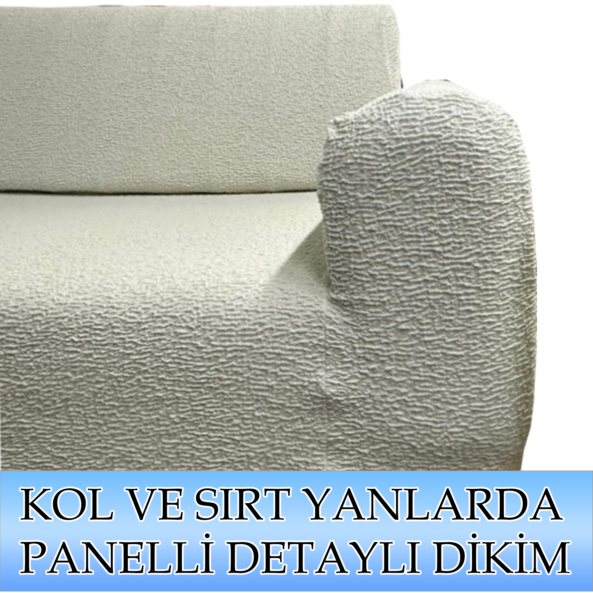 KREM LUX BOHEM PAMUKLU KUMAŞ TEKLİ KOMPLE GİYDİRME TEKLİ & BERJER , OLDUKÇA KALIN BİR KUMAŞTIR.