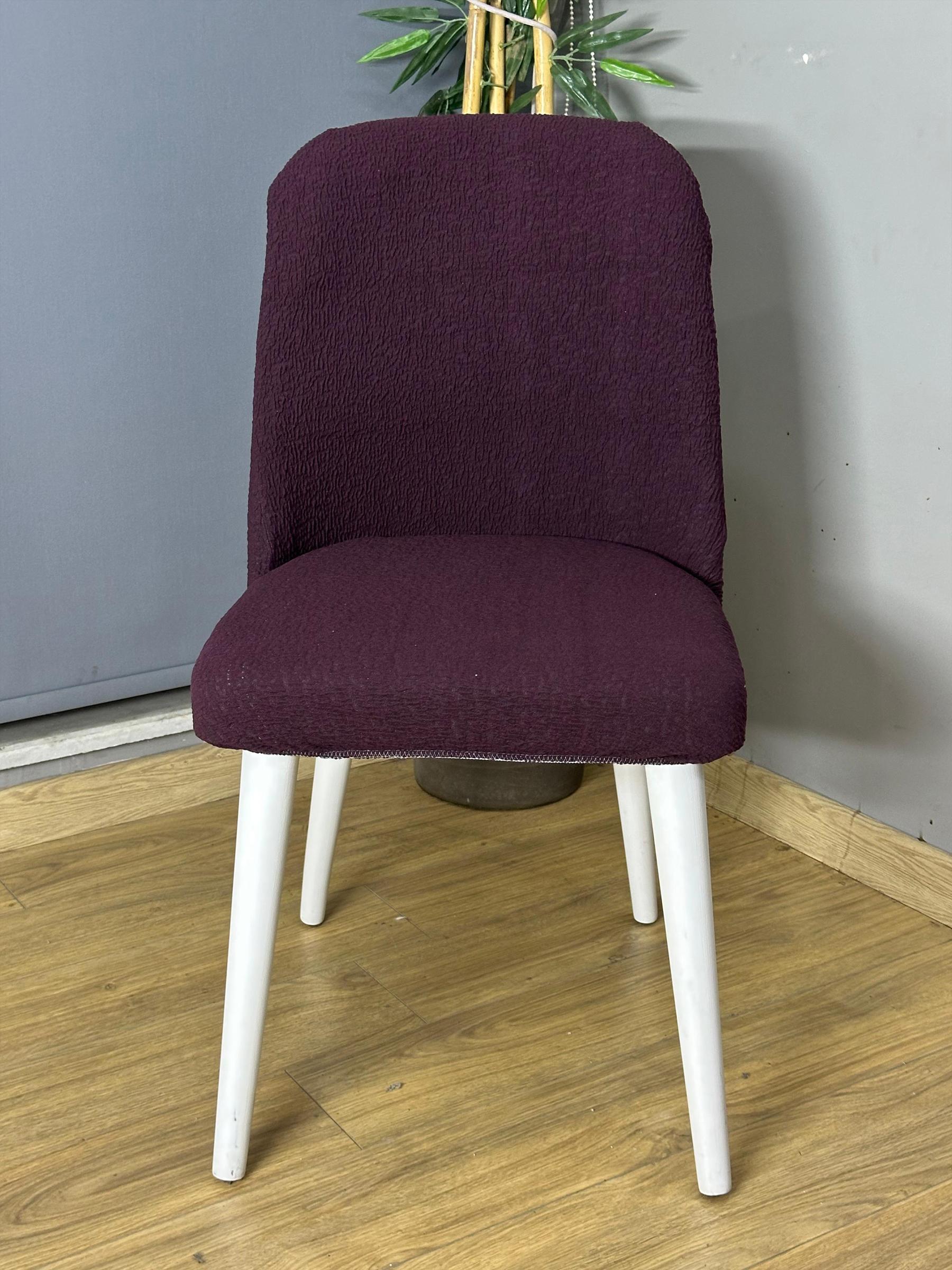 MÜRDÜM KÖŞELİ RETRO SANDALYE KILIFI 6 ADET LÜX BOHEM KUMAŞ ÇOK KALIN %100 PAMUK