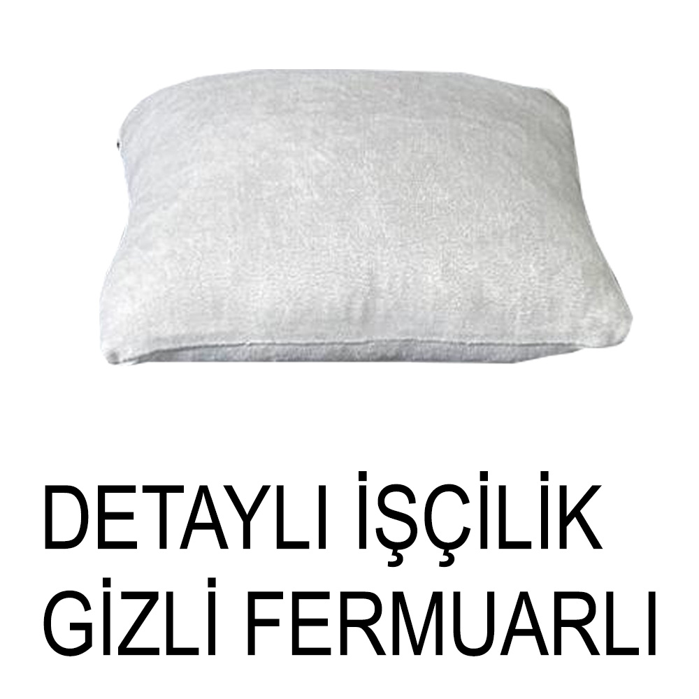 AÇIK GRİ RENK SÜET KUMAŞ 2 ADET KİRLENT KILIFI