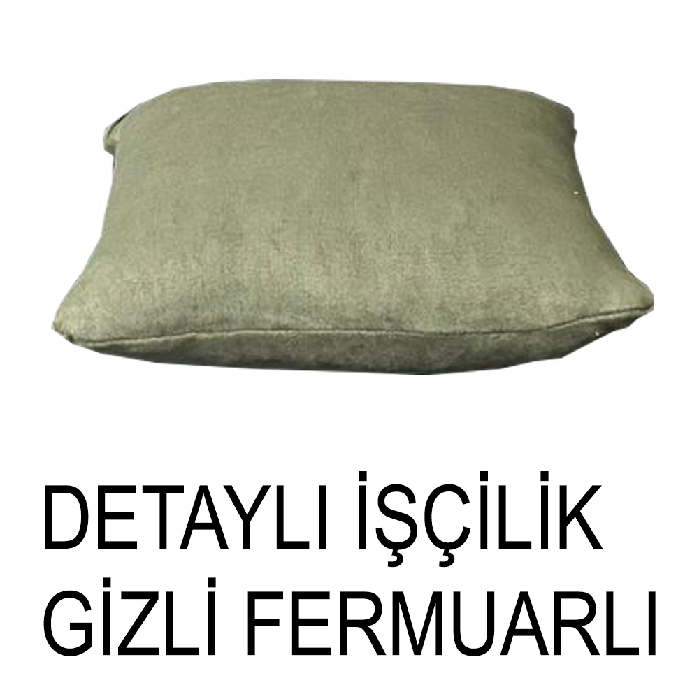 HAKİ RENK SÜET KUMAŞ 2 ADET KİRLENT KILIFI