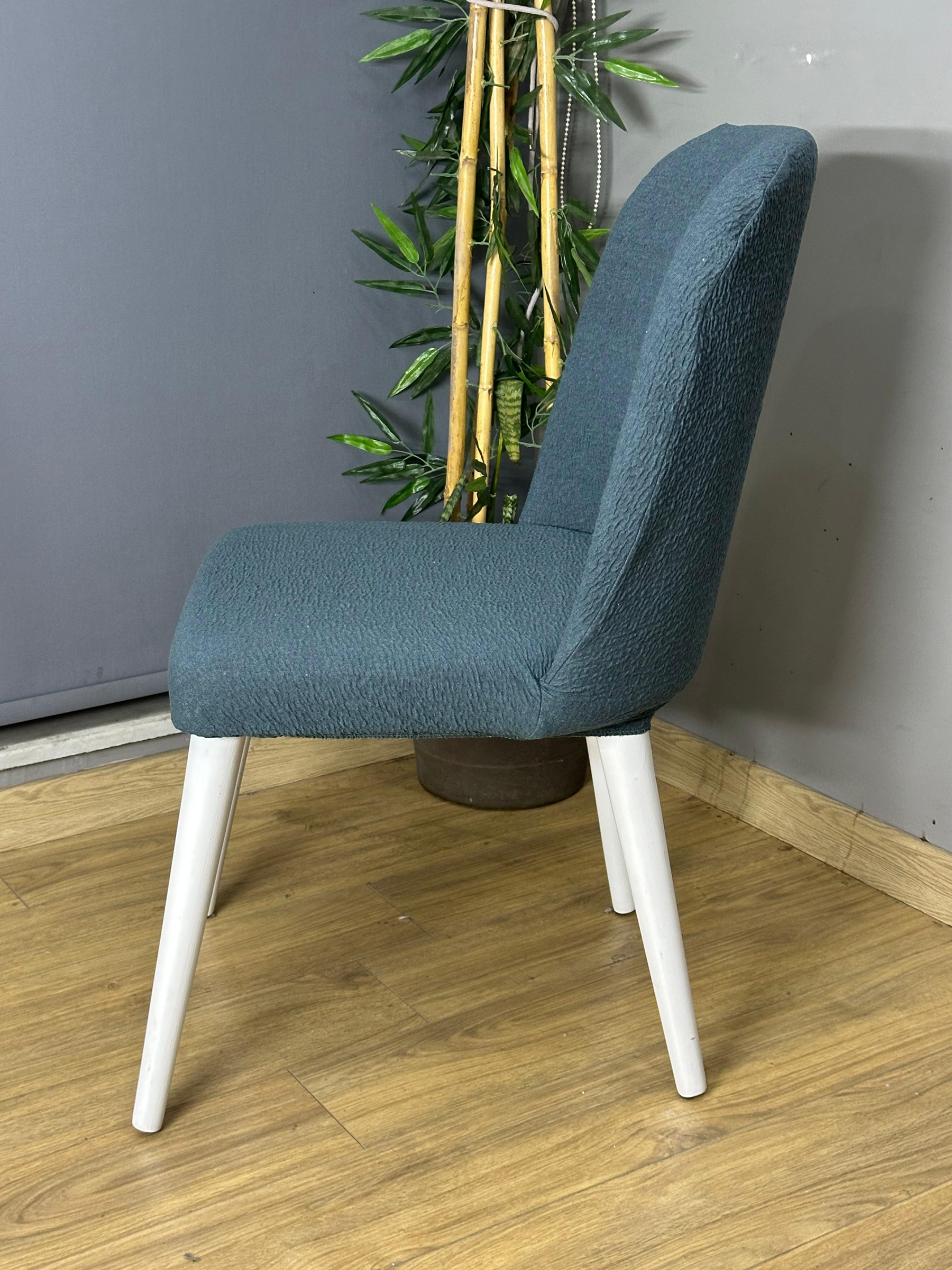 PETROL KÖŞELİ RETRO SANDALYE KILIFI 4 ADET LÜX BOHEM KUMAŞ ÇOK KALIN %100 PAMUK