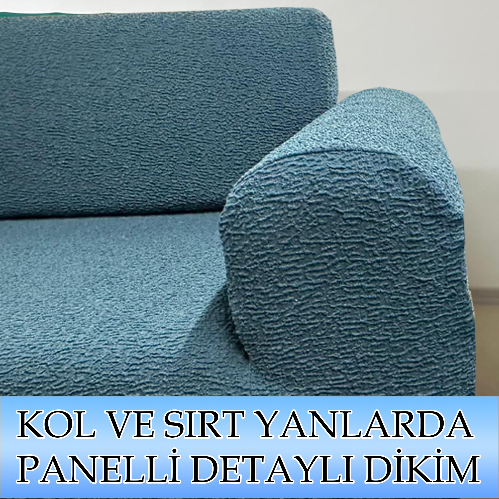 PETROL LUX BOHEM PAMUKLU KUMAŞ TEKLİ KOMPLE GİYDİRME TEKLİ & BERJER , OLDUKÇA KALIN BİR KUMAŞTIR.