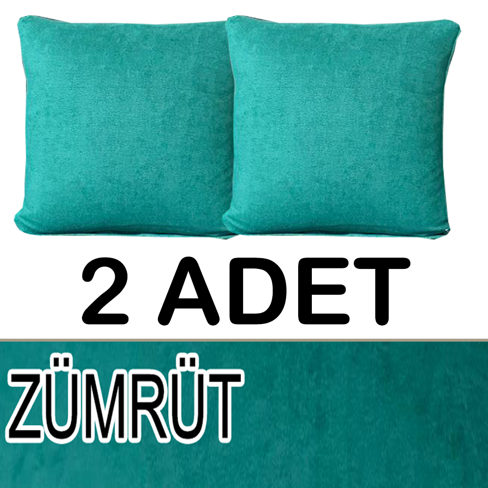 ZÜMRÜT RENK SÜET KUMAŞ 2 ADET KİRLENT KILIFI