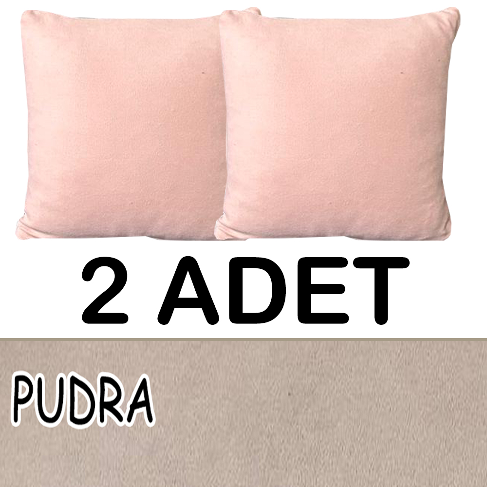 PUDRA RENK SÜET KUMAŞ 2 ADET KİRLENT KILIFI