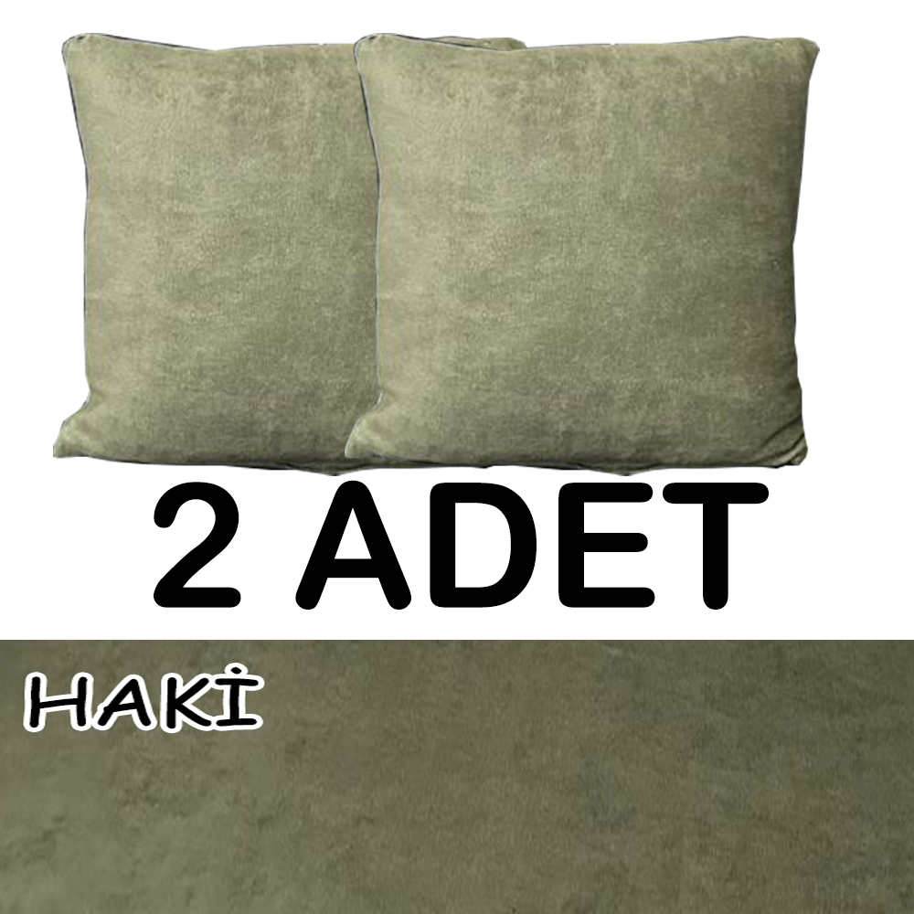 HAKİ RENK SÜET KUMAŞ 2 ADET KİRLENT KILIFI