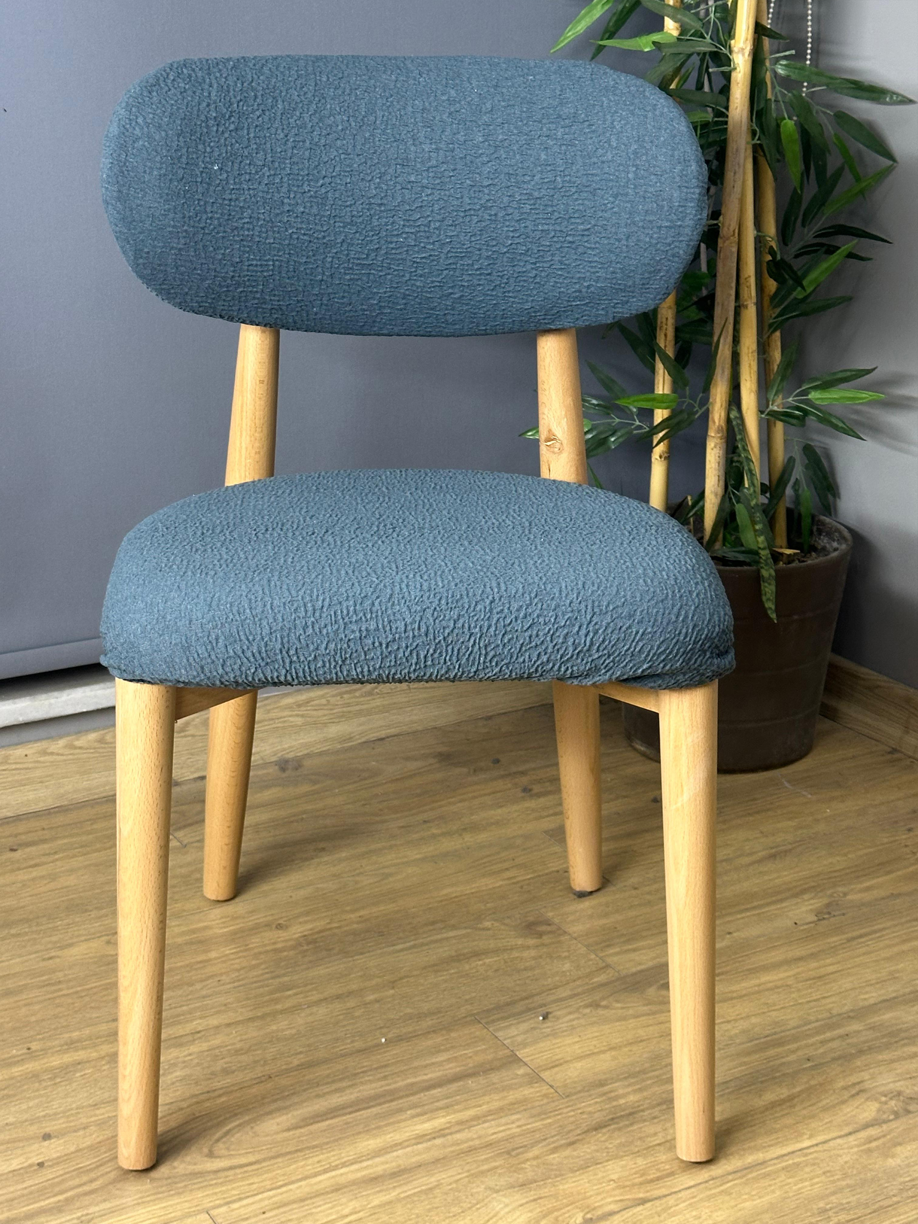 PETROL POLO SANDALYE KILIFI 6 ADET LÜX BOHEM KUMAŞ ÇOK KALIN %100 PAMUK