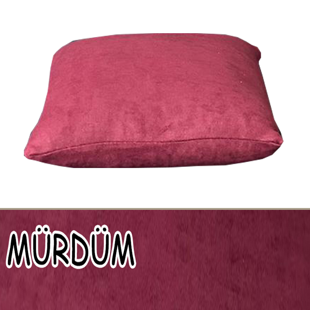 MÜRDÜM RENK SÜET KUMAŞ 2 ADET KİRLENT KILIFI