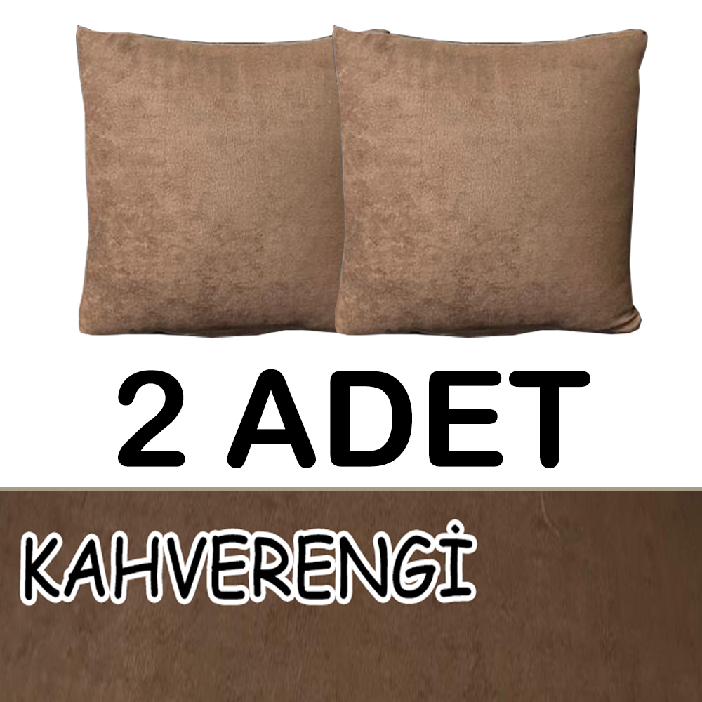 KAHVERENGİ RENK SÜET KUMAŞ 2 ADET KİRLENT KILIFI