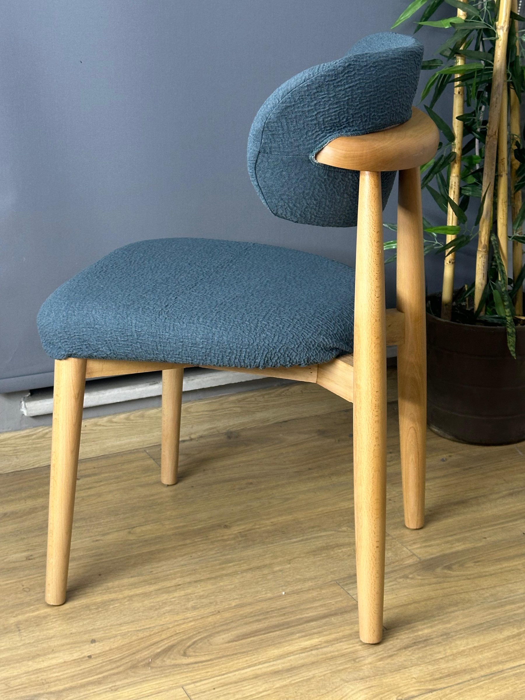 PETROL POLO SANDALYE KILIFI 4 ADET LÜX BOHEM KUMAŞ ÇOK KALIN %100 PAMUK