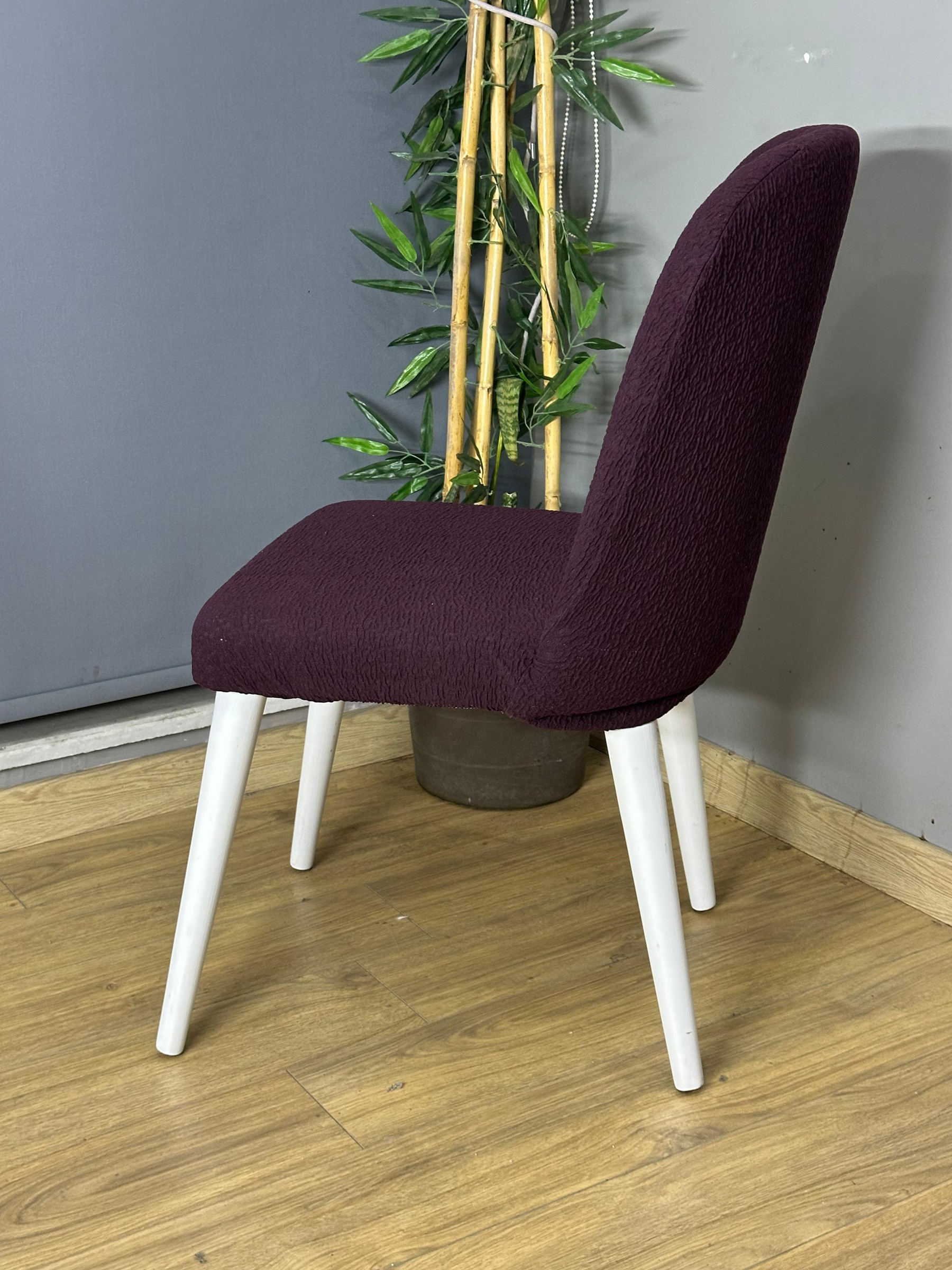 MÜRDÜM KÖŞELİ RETRO SANDALYE KILIFI 6 ADET LÜX BOHEM KUMAŞ ÇOK KALIN %100 PAMUK