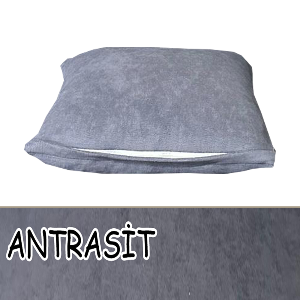 ANTRASİT RENK SÜET KUMAŞ 2 ADET KİRLENT KILIFI