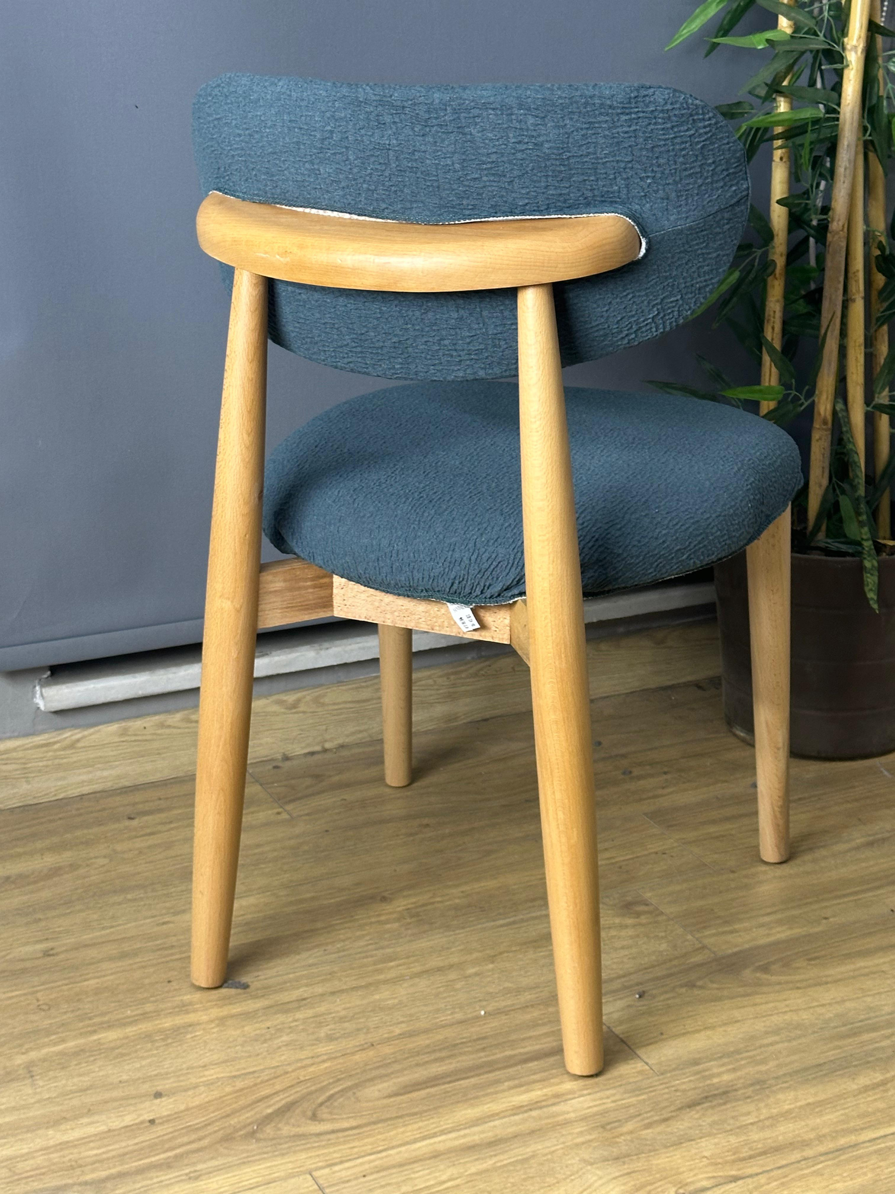 PETROL POLO SANDALYE KILIFI 6 ADET LÜX BOHEM KUMAŞ ÇOK KALIN %100 PAMUK