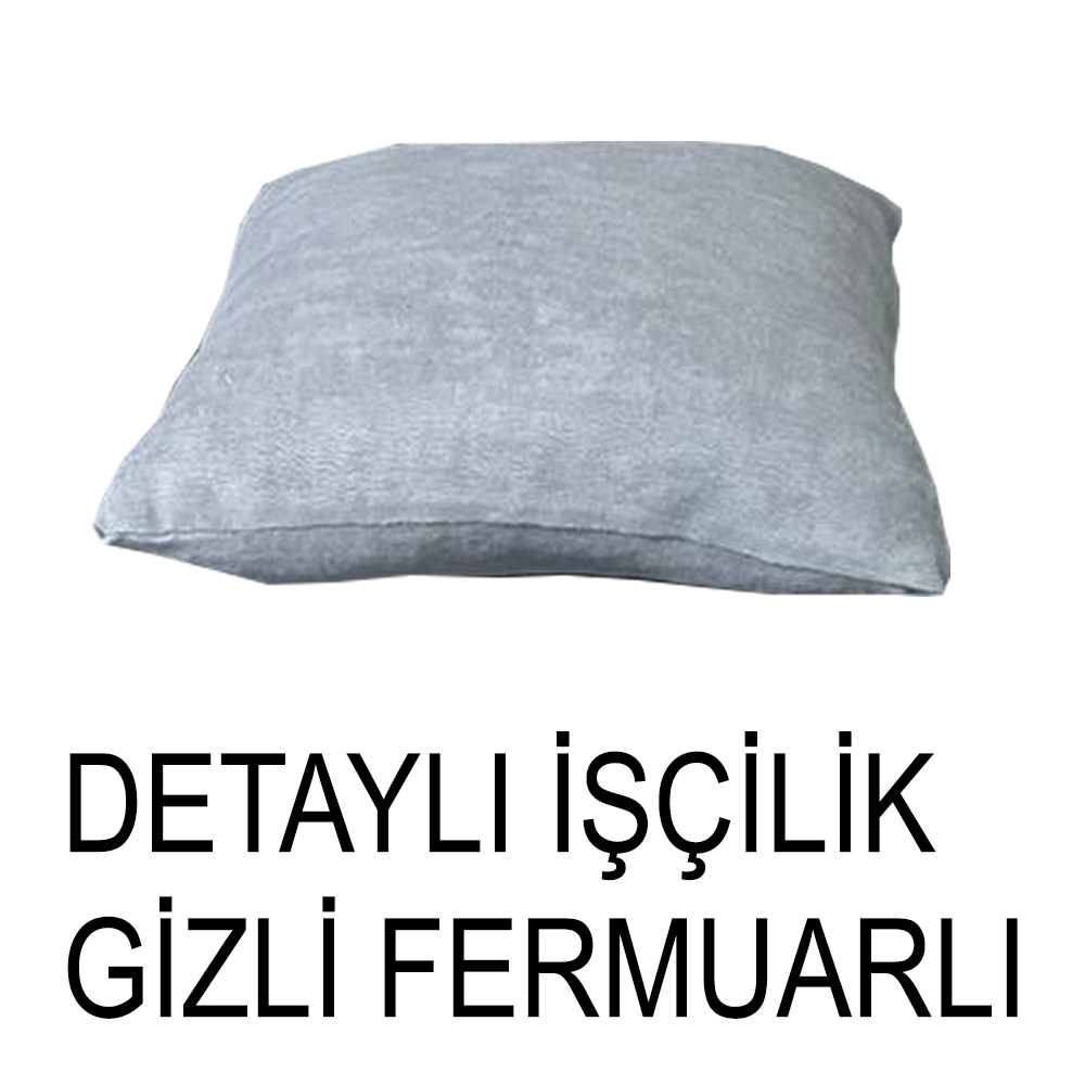  KOYU GRİ RENK SÜET KUMAŞ 2 ADET KİRLENT KILIFI