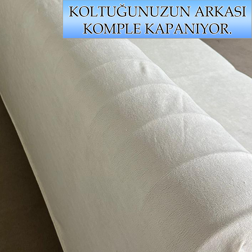 KREM SÜET KUMAŞ 3+3+1+1 SET KOMPLE GİYDİRME KOLTUK KILIFI KANEPE,ÇEKYAT,BERJER
