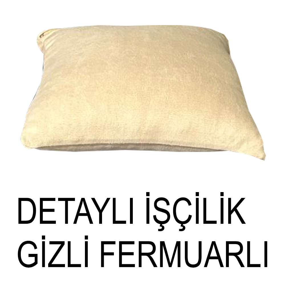 BEJ RENK SÜET KUMAŞ 2 ADET KİRLENT KILIFI